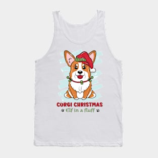 Fluffy Festive Elf Tank Top